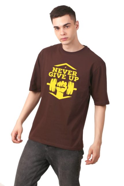Cotton Men’s Oversized Printed T-shirt
