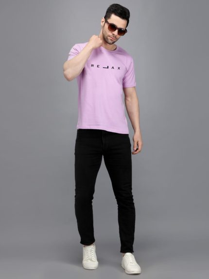 Cotton Men’s Regular Relax Printed T-shirt
