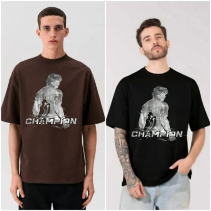 100% Cotton Combo Of 2 Printed Mens Oversized